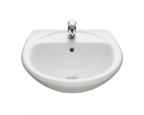 131112S0011B0 Умывальник Соната с переливом белый 540х485 1.3111.2.S00.11B.0