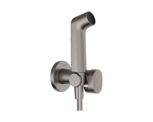 Гигиенический душ, Hansgrohe, Bidette S EcoSmart , цвет-шлифованный черный хром Гигиенический душ, Hansgrohe, Bidette S EcoSmart , цвет-шлифованный черный хром