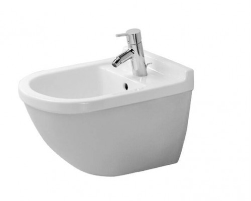 Биде подвесное, Duravit, Starck 3, шгв 365-540-335, цвет-белый