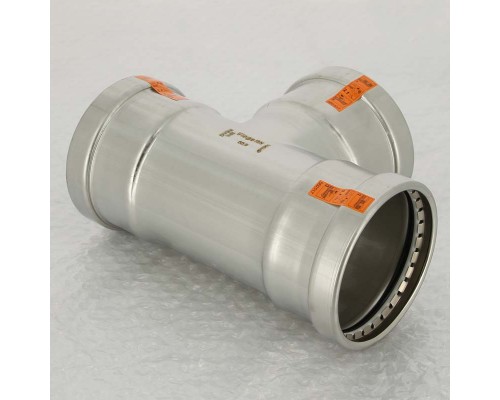 Тройник пресс нержавеющая сталь Sanpress Inox VIEGA 88.9