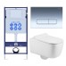 SET AQUATEK ЛУГАНО-016 4в1 (рама AQUATEK Standard INS-0000012+ кркпеж KKI-0000002+клавиша KDI-0000016+унитаз ЛУГАНО AQ2002-00 с тонким сиденьем soft-c SET AQUATEK ЛУГАНО-016 4в1