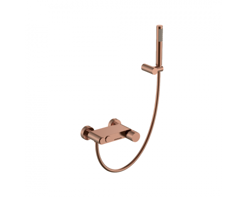 Boheme Stick Diamond Смеситель для душа накладной, ручной душ, шланг 150 см, цвет: copper brushed 123-CB