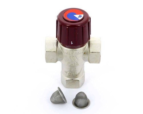 Термосмеситель AQUAMIX WATTS Ind 61C для ГВС 3/4"В диапазон регулирования 32-50˚C