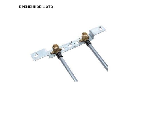 Монтажн блок 75/150 для скрытого монтажа RX 2 водорозетки + рельеф планка REHAU