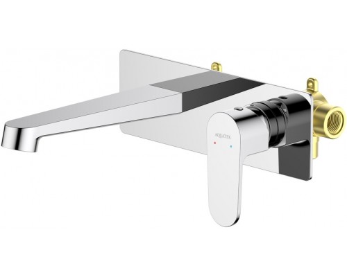 AQ1213CR ОБЕРОН смеситель для раковины настенный (внешняя и скрытая часть) AQ1213CR