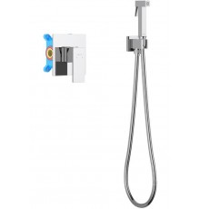 AQ1619CR ЛИБРА набор с гигиеническим душем (смеситель + гигиеническая лейка + шланг + шланговое подсоединение с держателем) AQ1619CR