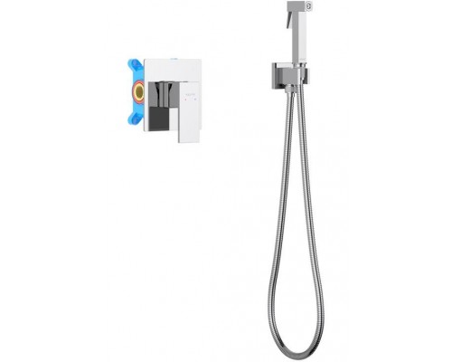 AQ1619CR ЛИБРА набор с гигиеническим душем (смеситель + гигиеническая лейка + шланг + шланговое подсоединение с держателем) AQ1619CR