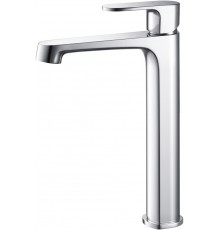 AQ1204CR ОБЕРОН смеситель для раковины высокий 240, без донного клапана AQ1204CR