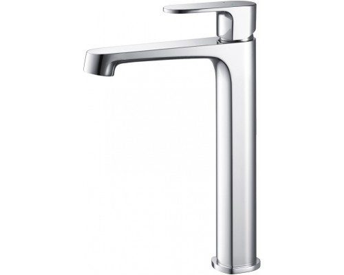 AQ1204CR ОБЕРОН смеситель для раковины высокий 240, без донного клапана AQ1204CR