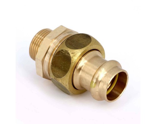 Муфта разъемная пресс-Н плоская прокладка бронза Profipress G VIEGA 22x3/4" Муфта разъемная пресс-Н плоская прокладка бронза Profipress G VIEGA 22x3/4"