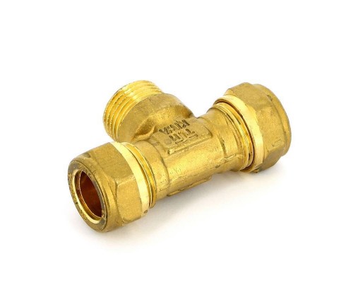 Тройник обжим-Н TIEMME 15х1/2"х15