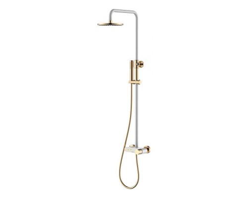 Boheme Stick Душевая стойка с верхним душем 30х57х112,5h см, цвет: white 128-WG