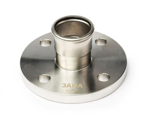 Пресс-фланец, Sanha, NiroPress 316L, PN10/16, øDN 65 / 76,1 mm, VA-PF.3