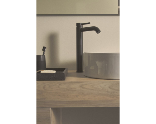 BC269XG CERALINE Vessel смеситель для раковины высокий матовый черный BC269XG