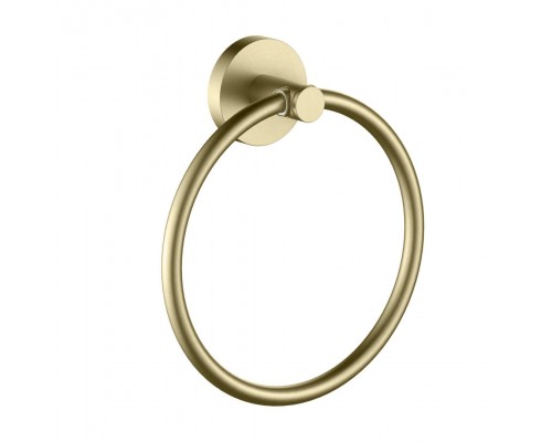 AQ4112BG ЕВРОПА полотенцедержатель кольцо, шлиф. золото AQ4112BG