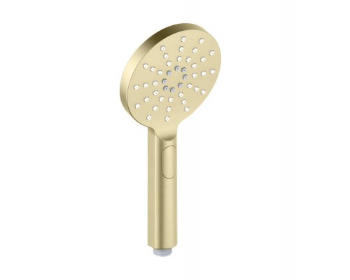 AQ2006BG ОБЕРОН ручной душ Select 120 3 jet, шлиф. золото AQ2006BG