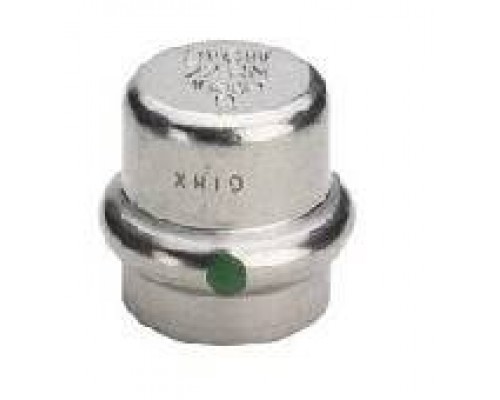 Заглушка Sanpress inox с SC-Contur, нерж.сталь, 35 мм Заглушка Sanpress inox с SC-Contur, нерж.сталь, 35 мм