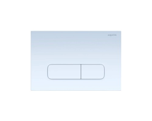 PNS-0000006 (002AQ) Панель смыва Белая глянец для INSP-0000001 Pneumo S (клавиши прямоугольная) PNS-0000006