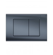 PNS-0000004 (001C-1Q) Панель смыва Оружейная сталь матовая для INSP-0000001 Pneumo S (клавиши квадрат) PNS-0000004