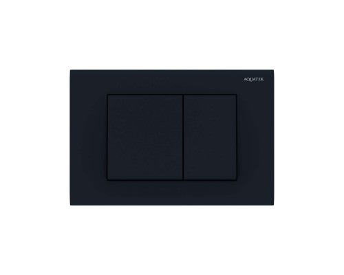 PNS-0000005 (001DQ) Панель смыва Черная матовая для INSP-0000001 Pneumo S (клавиши квадрат) PNS-0000005