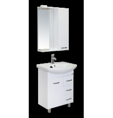 ЛАГУНА/3 Тумба напольная 605х720х320 бел. (подходит умывальник мебельный Лагуна 65) TLGN65