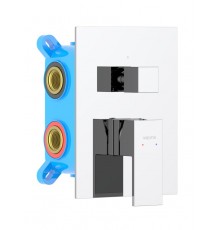 AQ1647CR ЛИБРА смеситель для ванны 3 режима (внешняя и скрытая часть) AQ1647CR