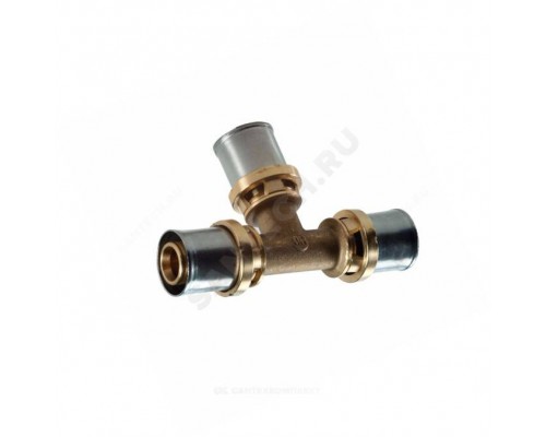 Тройник МП пресс лат Дн32 Giacomini RM150Y011