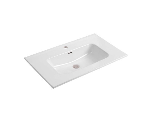 AQ77080-LG Комплект мебели: Тумба 80см ВЕГА с раковиной AQ0480-00, 2 ящика, цвет серый туман AQ77080-LG