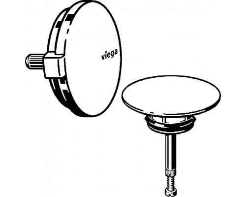 735883 Multiplex Visign M5 комплект накладок к сливу-переливу Multiplex, модель 6162.01, белый 735883