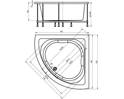 Юпитер пустая с фр.экр. (вклеенный каркас) UPT150-0000026