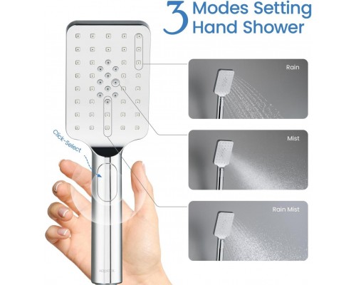 AQ2005CR ЛИРА ручной душ Select 80 3 jet AQ2005CR