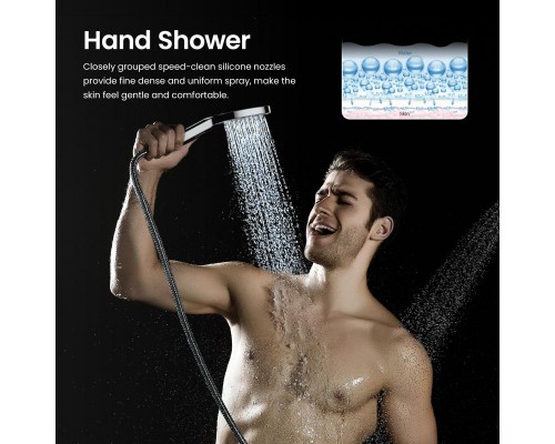 AQ2005CR ЛИРА ручной душ Select 80 3 jet AQ2005CR