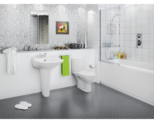 1P4013S0000BF Унитаз-компакт Ультра белый, сидение полипропилен (арт. 188013S0020B0), кос вып 1.P401.3.S00.00B.F