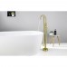 AQ1345BG ЕВРОПА смеситель для ванны напольный, шлиф. золото AQ1345BG
