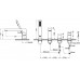 AQ1648CR ЛИБРА смеситель на борт ванны на 4 отв. AQ1648CR