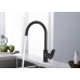 AQ1282MB ОБЕРОН смеситель для кухни, матовый черный AQ1282MB