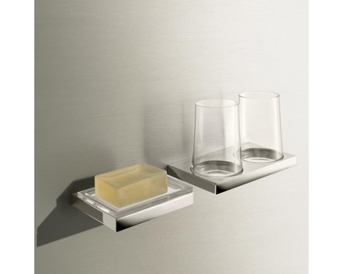 11155019000 EDITION 11 Мыльница настенная, со съемной хрустальной мыльницей, хром 11155019000