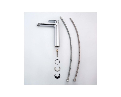 AQ1804CR НИКА смеситель для раковины высокий 190 без донного клапана AQ1804CR