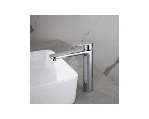 AQ1804CR НИКА смеситель для раковины высокий 190 без донного клапана AQ1804CR