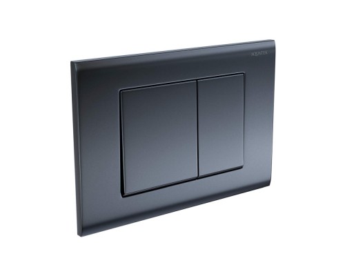 PNS-0000004 (001C-1Q) Панель смыва Оружейная сталь матовая для INSP-0000001 Pneumo S (клавиши квадрат) PNS-0000004