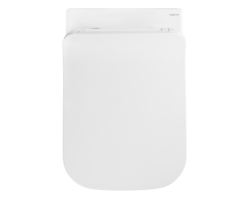 AQ1911-00 Унитаз подвесной безободковый AQUATEK ДЕЛЬТА 480 x 350 x 320 мм + тонкое сиденье с механизмом плавного закрывания AQ1911-00