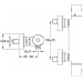 E10872-CP SINGULIER термостатический cмеситель для душа E10872-CP