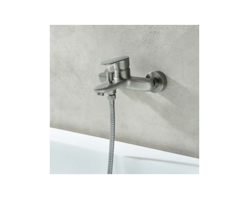 AQ1840BGM НИКА смеситель для ванны, оружейная сталь AQ1840BGM