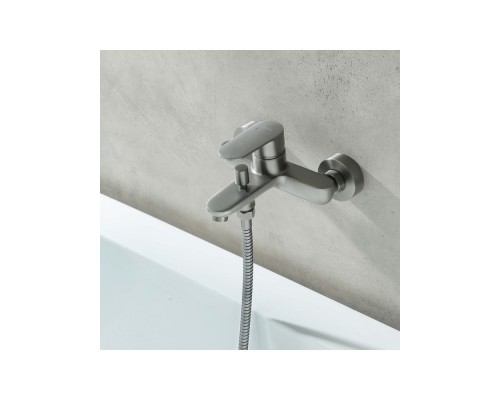 AQ1840BGM НИКА смеситель для ванны, оружейная сталь AQ1840BGM