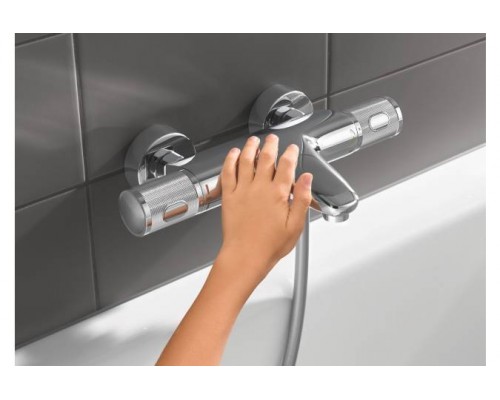 34830000 Grohtherm 1000 Performance Pro Термостат для ванны внешнего монтажа 1/2 хром (замена 34779000) 34830000