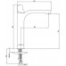102108984HEX MYRA смеситель для раковины 230 без донного клапана 102108984HEX