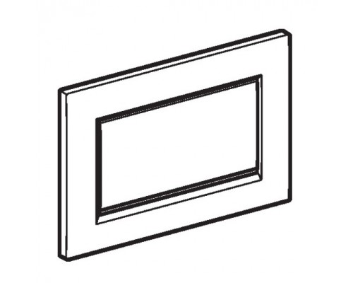 115.893.14.1 Смывная клавиша Sigma 30 NEW смыв-стоп к 111.300/350/361/362/380/390/796 не оставляет отпечатков пальцев,черный мат/глянц хром/черный мат 115.893.14.1