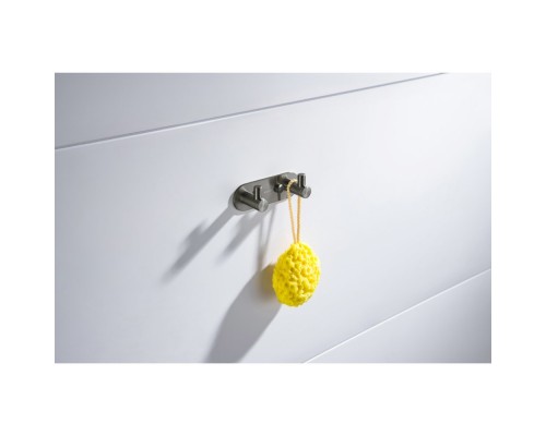 AQ4102BGM ЕВРОПА крючок двойной, оружейная сталь (шлиф. черный хром) AQ4102BGM