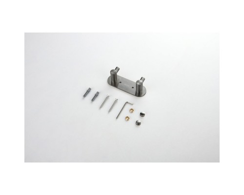 AQ4102BGM ЕВРОПА крючок двойной, оружейная сталь (шлиф. черный хром) AQ4102BGM