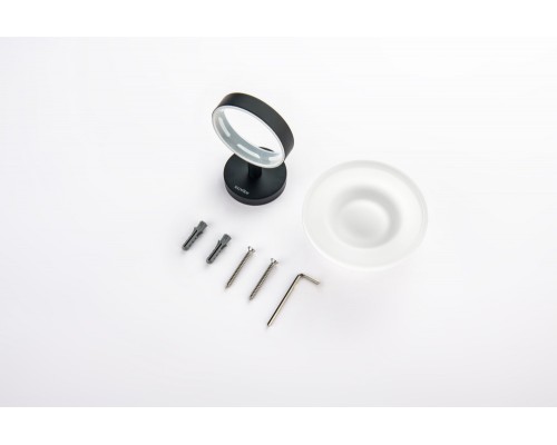 AQ4103MB ЕВРОПА мыльница, матовый черный AQ4103MB